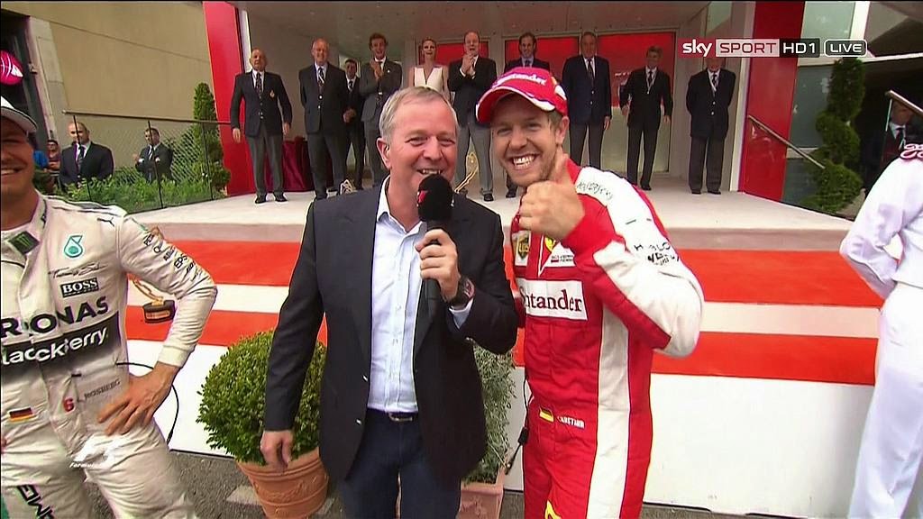 Vettel for the win!