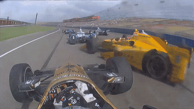 Indy Car Flip On-Board