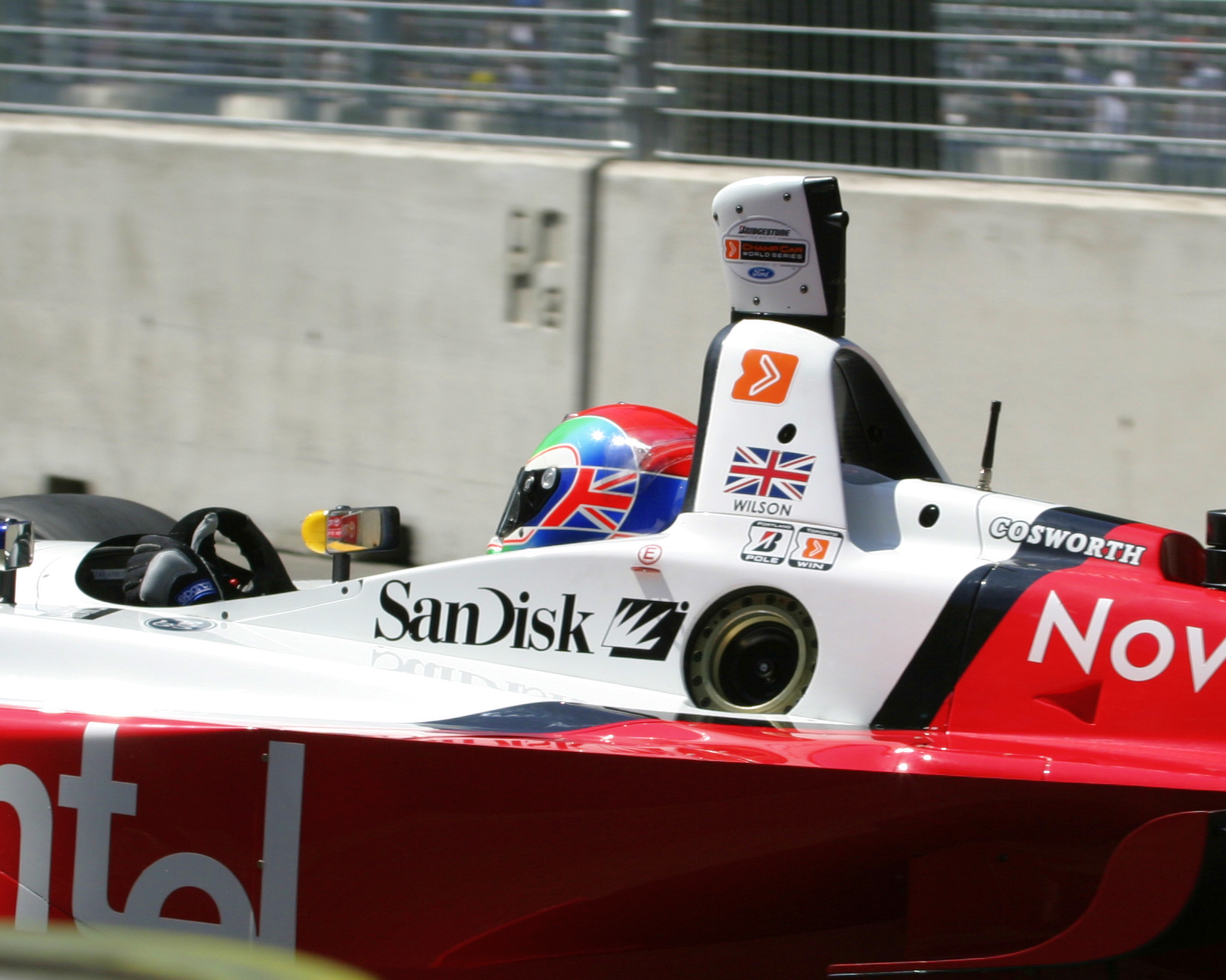 Justin Wilson on the streets of San Jose in 2005. ©Mark Farouk-2005