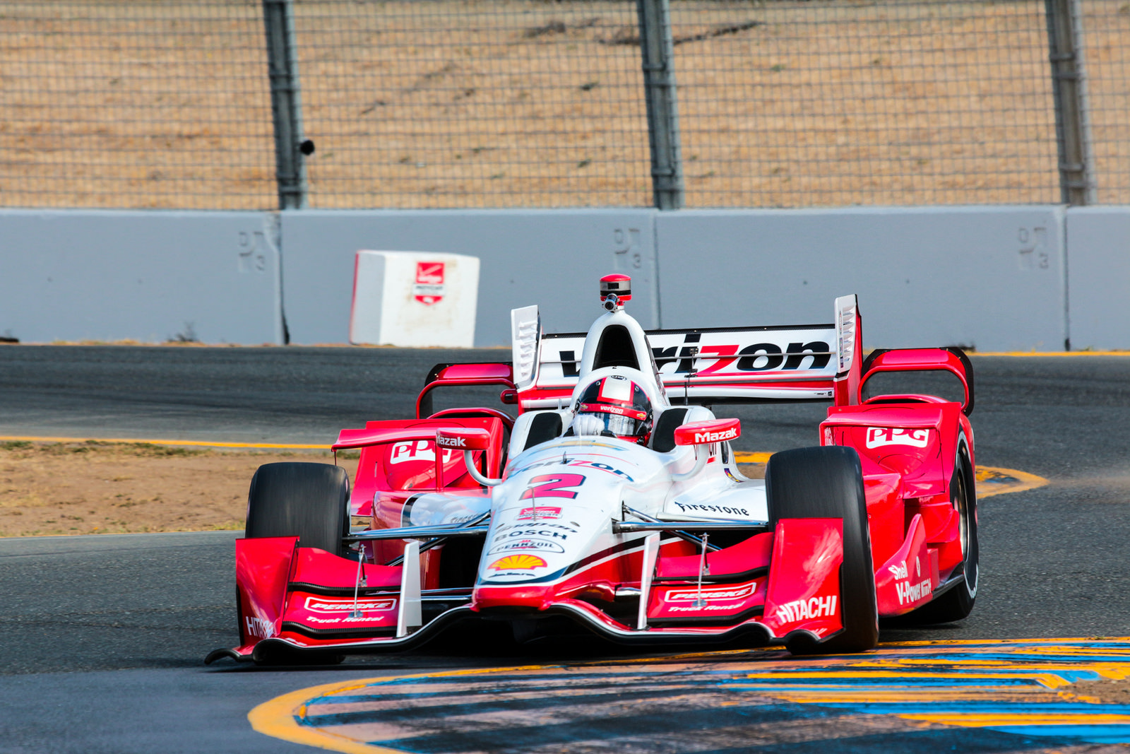 Penske IndyCar #2. Driver: Juan Pablo Montoya. ©2015 Mark Farouk