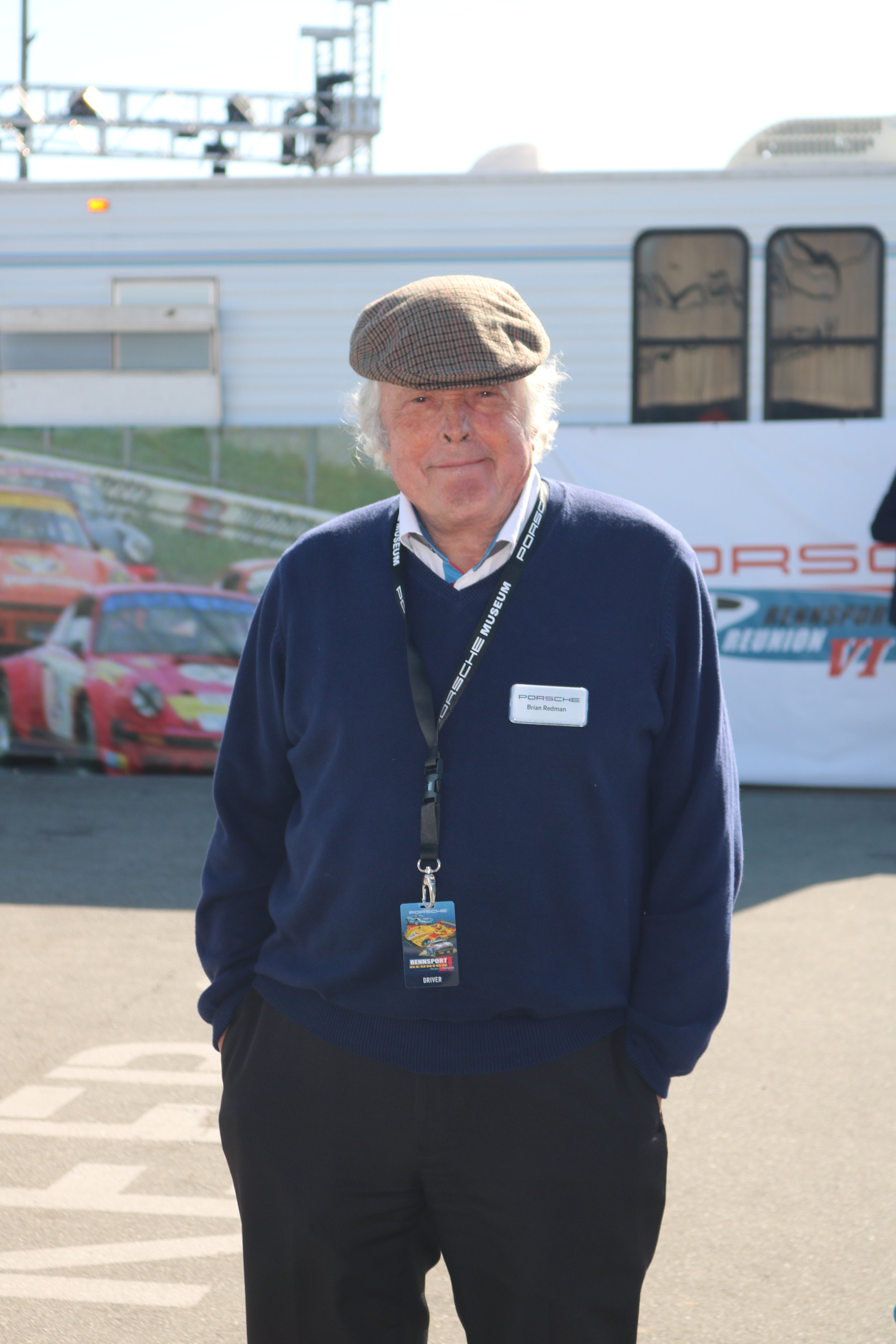Porsche racing legend and Rennsport mastermind Brian Redman