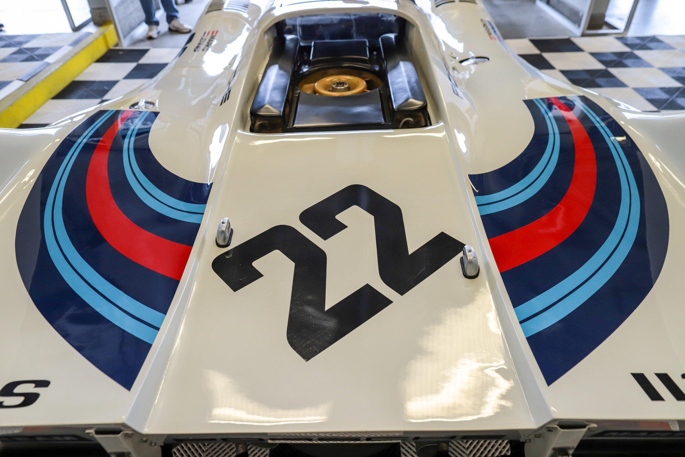 Rear deck of the Porsche 917-053, the 1971 Le Mans winner