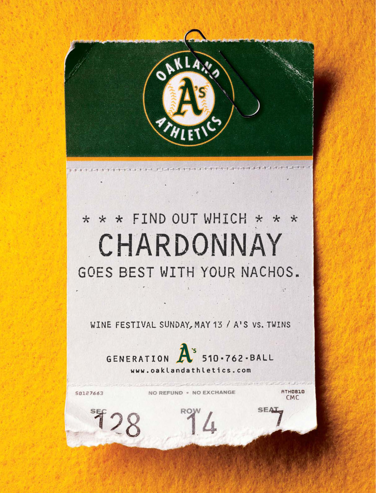 Oakland A's: Chardonnay
