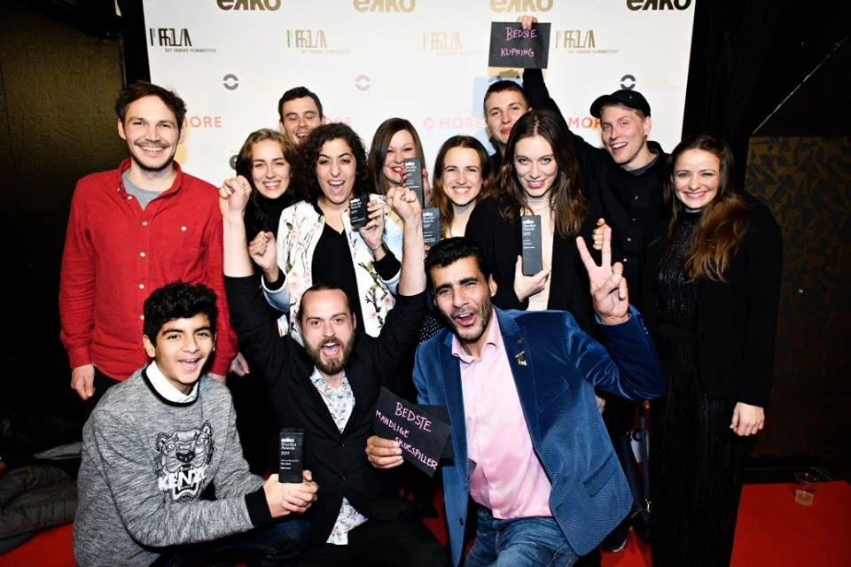 Abu Adnan team at Ekko Shortlist Awards, Bremen Teater, Copenhagen. 
