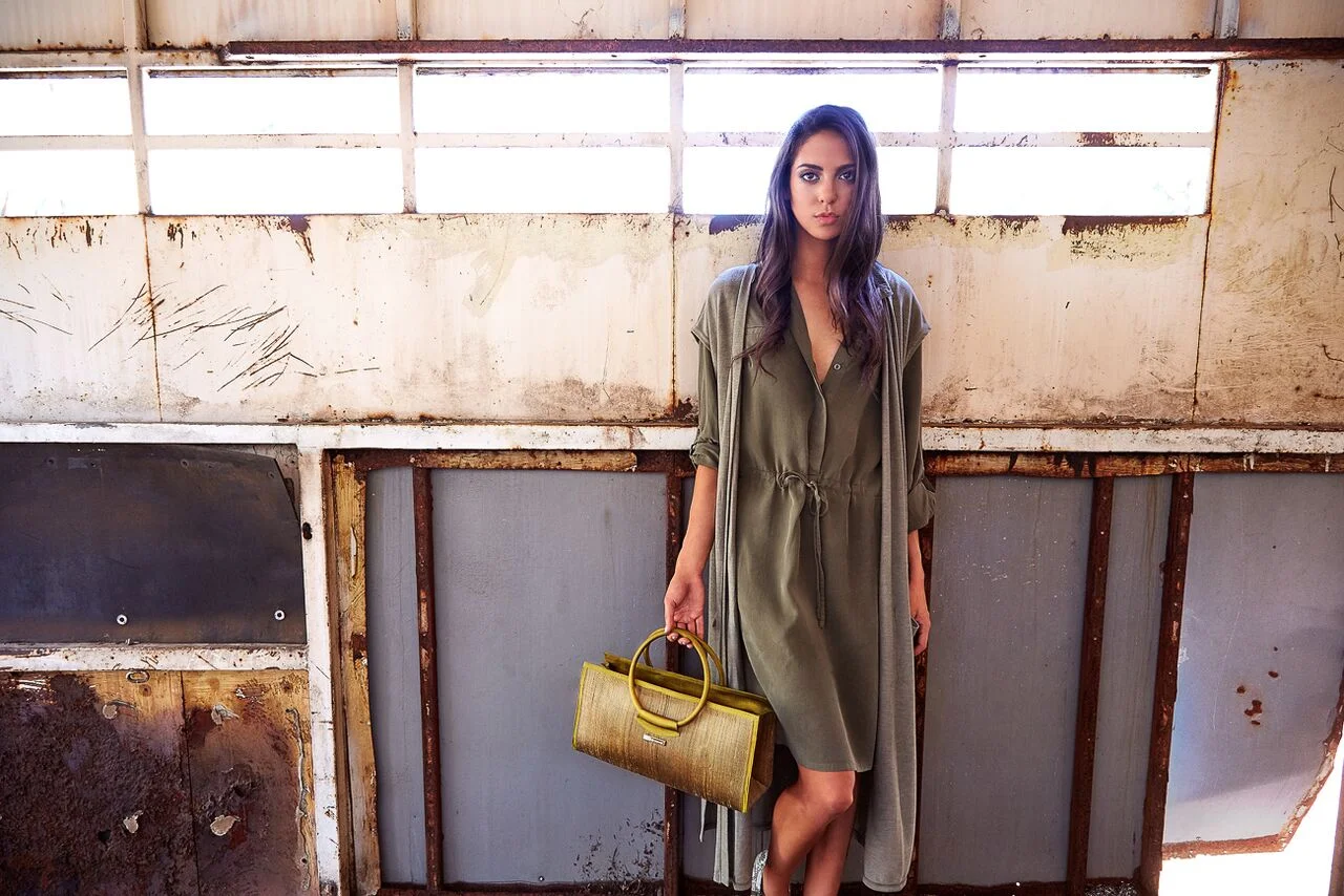 Mustard green work bag - handmade handbag.jpeg