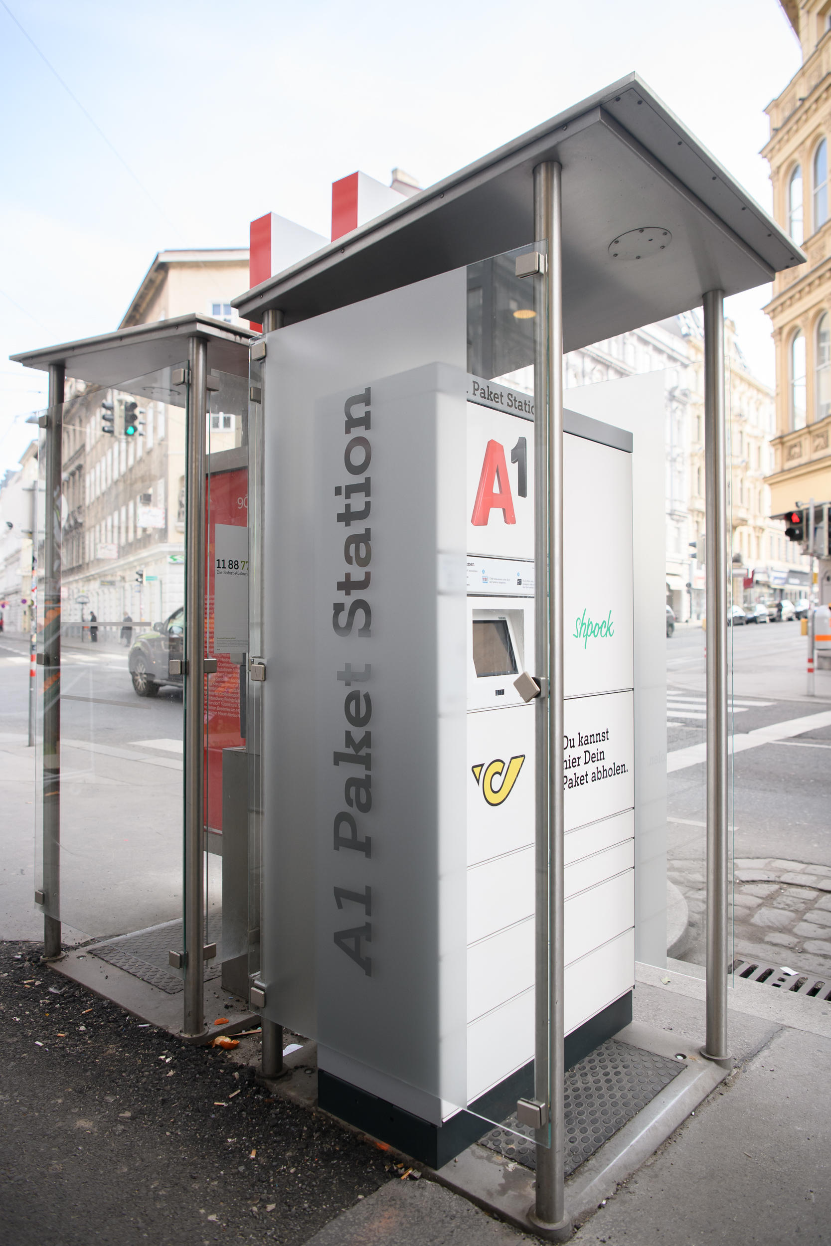 An A1 Paket Station in Vienna