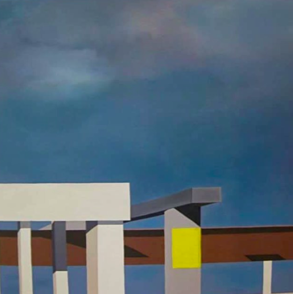 detail from ‘the pier lights up before the storm comes crushing down..’