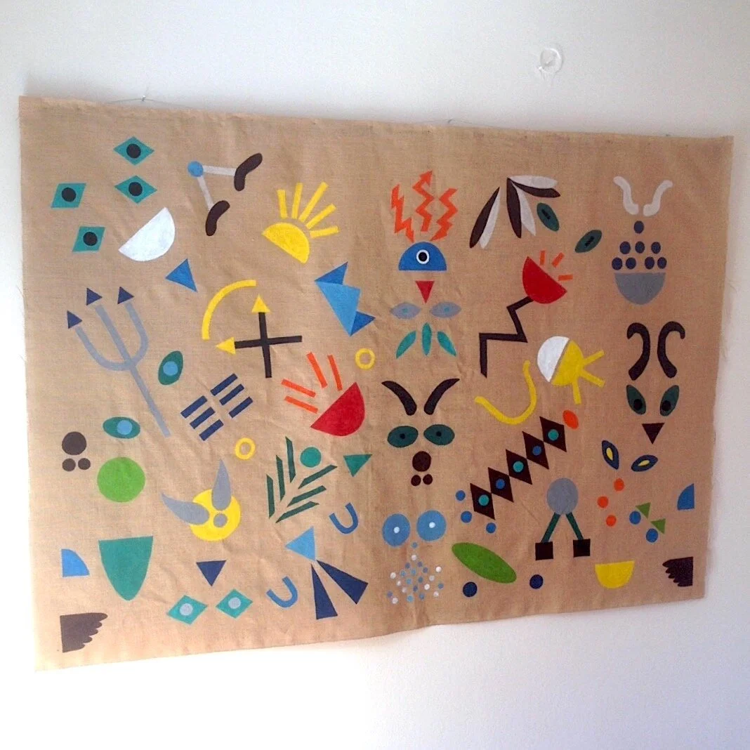 chaos - the gods have shattered into pieces to re create what was not working anymore… 220 x 150 cm