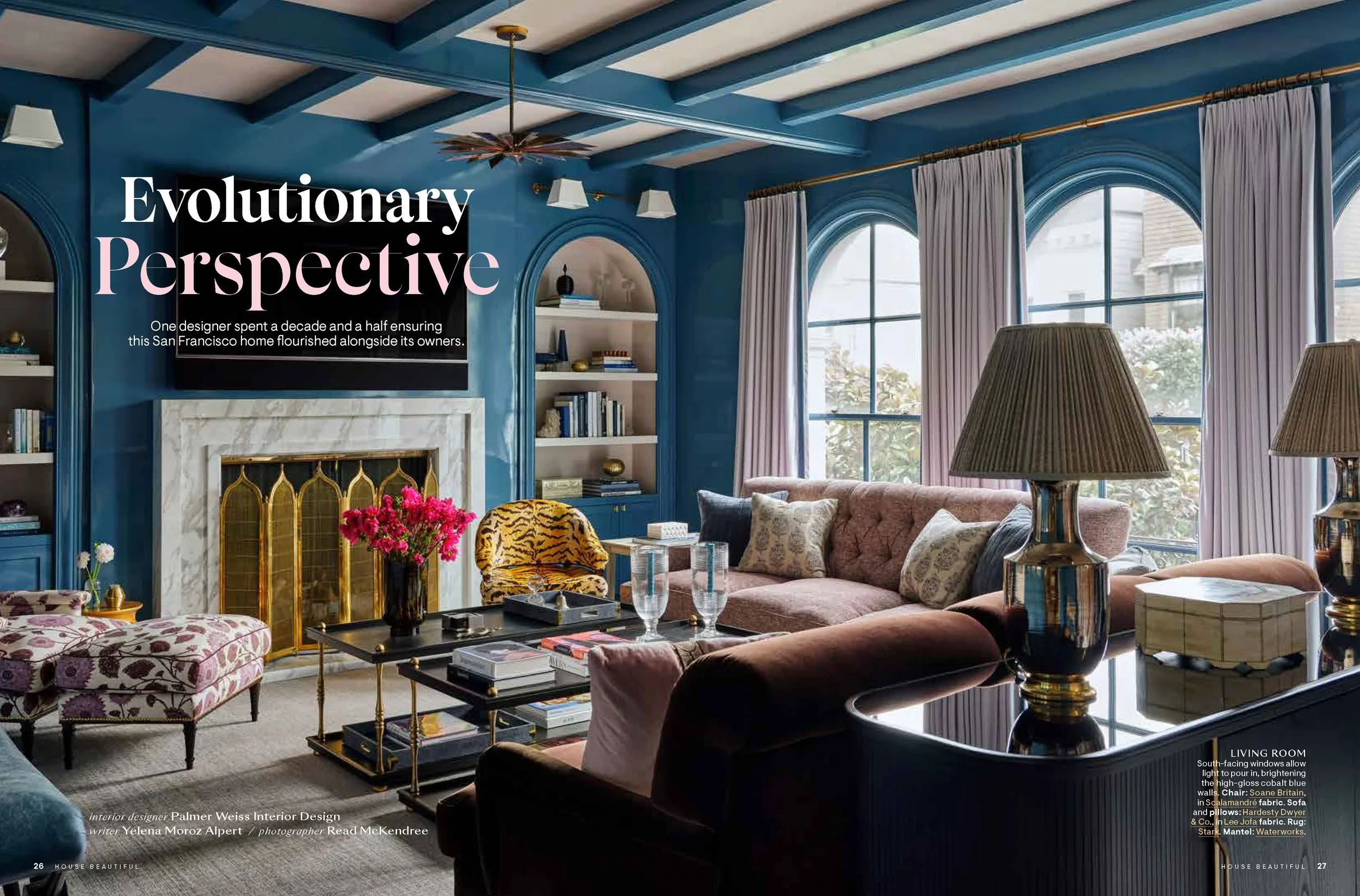 House Beautiful, San francisco reno by palmer weiss, photography by read Mckendree