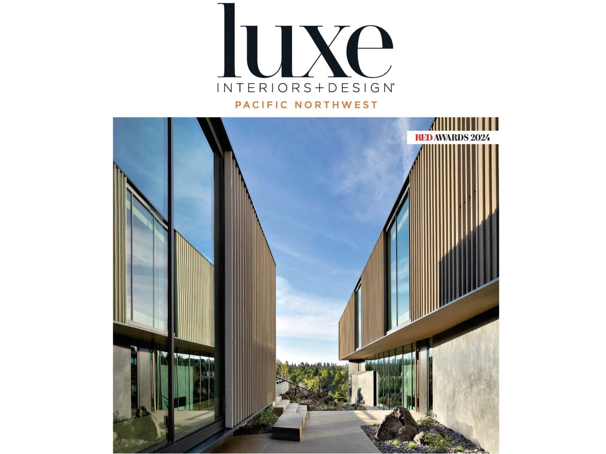 LUXE INTERIORS, TETHEROW OUTLOOK HOUSE DESIGN BY HACKER ARCHITECTS, PHOTOGRAPHY BY JEREMY BITTERMANN