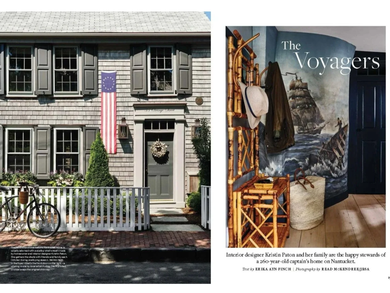 NEW ENGLAND HOME: CAPES &amp; ISLANDS, ORANGE STREET HOME BY KRISTIN PATON, PHOTOGRAPHY BY READ MCKENDREE