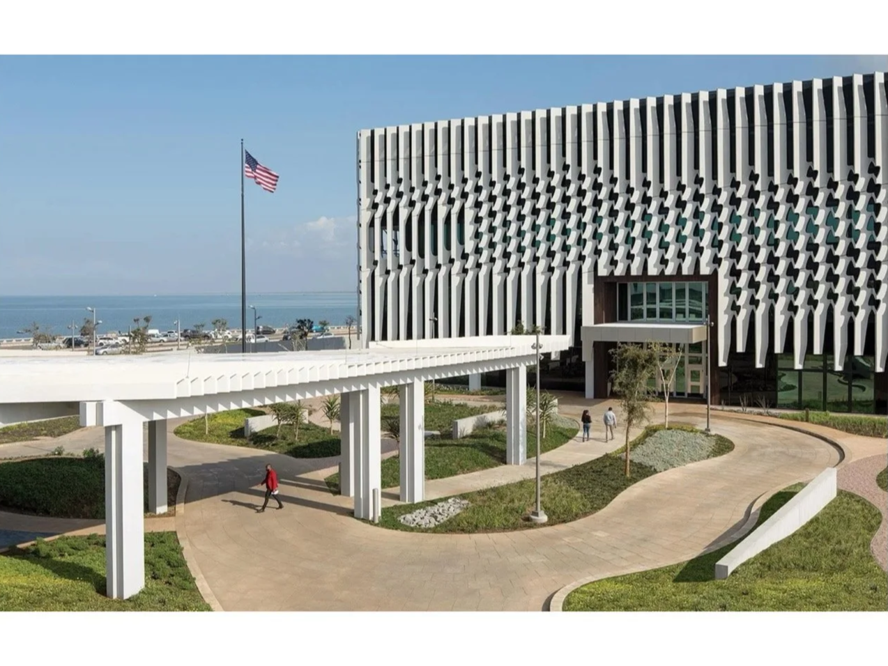ARCHITECTURAL RECORD, U.S. EMBASSY MOZAMBIQUE, DESIGN BY ALLIED WORKS, PHOTOGRAPHY BY JEREMY BITTERMANN