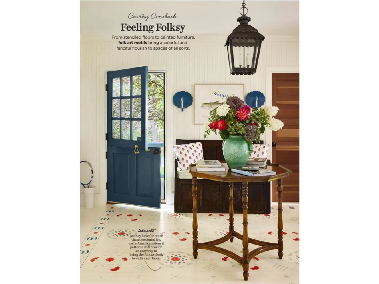 COUNTRY LIVING, MAINE HOME DESIGN BY LILSE MCKENNA, PHOTOGRAPHY BY READ MCKENDREE