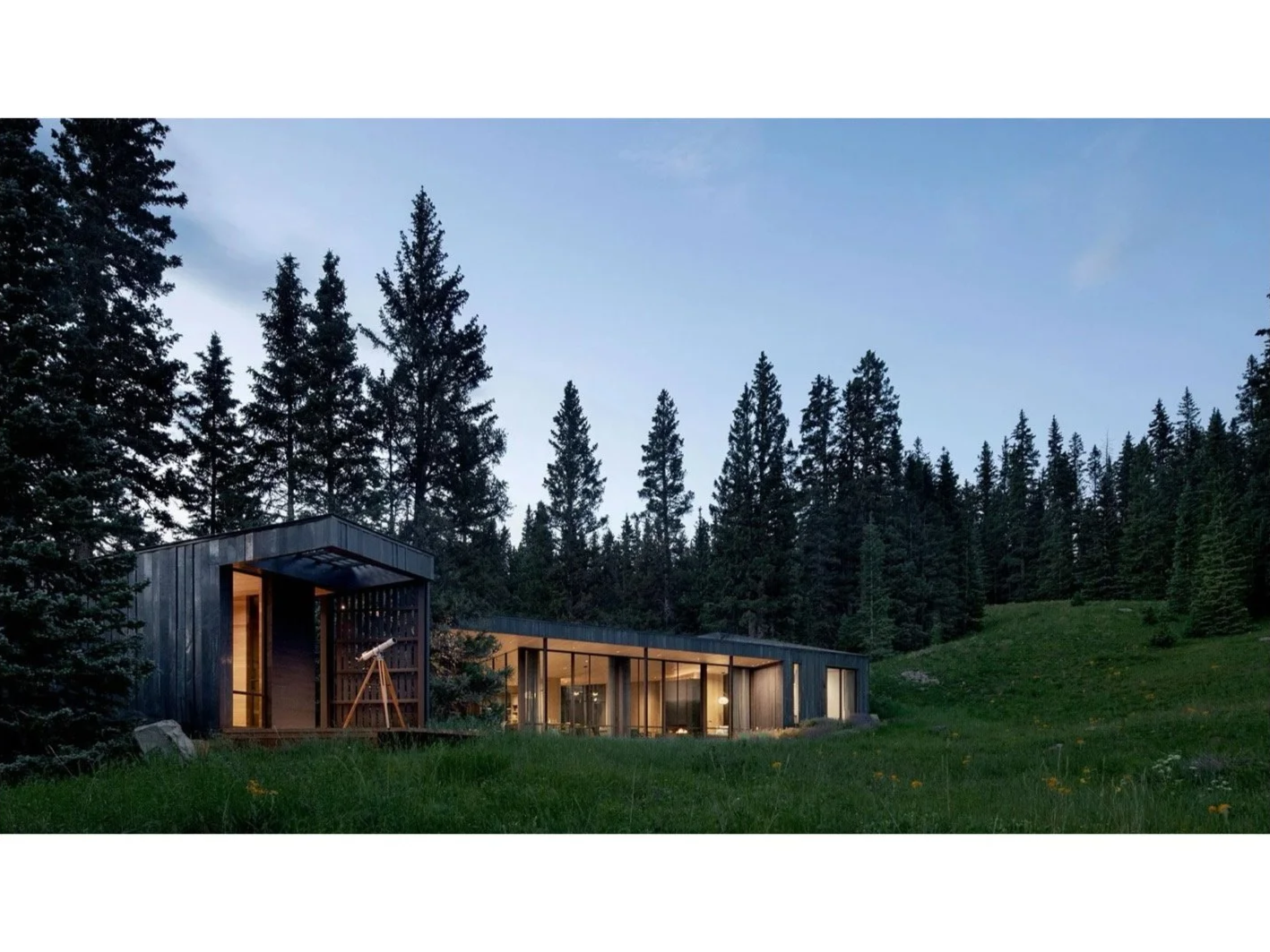 ARCHITECTURAL RECORD ONLINE FEATURE ON COLORADO GETAWAY, DESIGN BY CCY ARCHITECTS, PHOTOGRAPHY BY JEREMY BITTERMANN.
