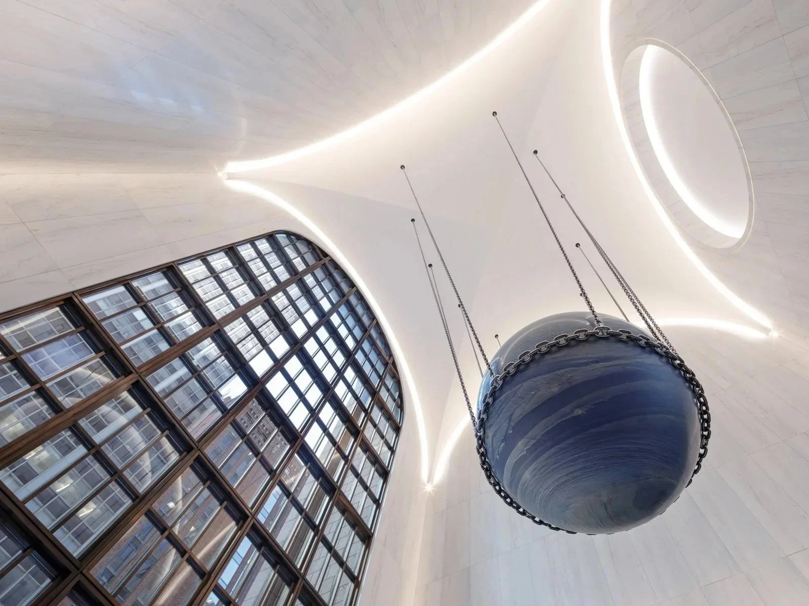 Fast Company story on 550 Madison Lobby, designed by Gensler, photography by James Ewing. 