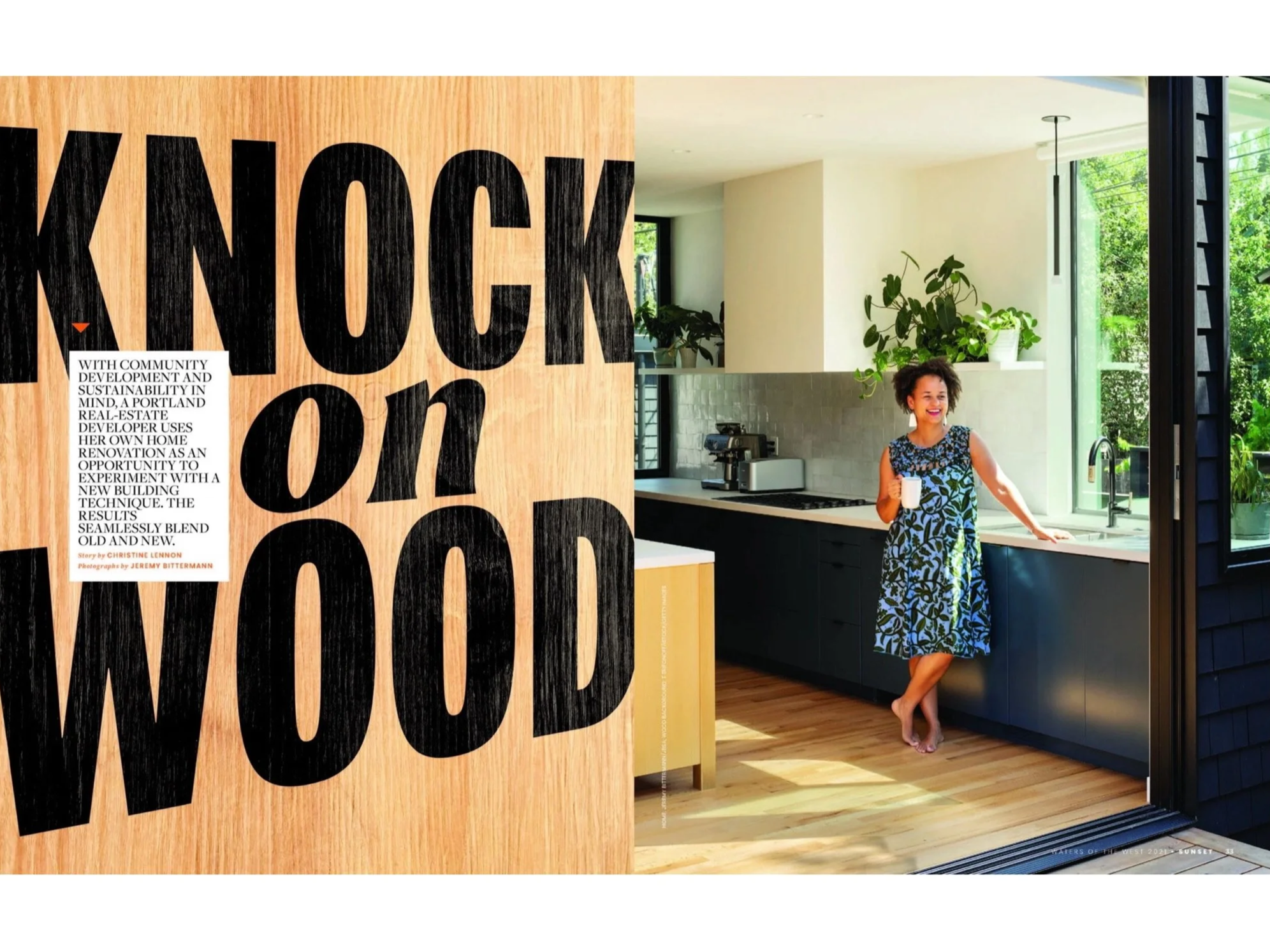 Sunset Magazine Feature on Hallova House, design by Lever Architecture with Photography by Jeremy Bittermann. 