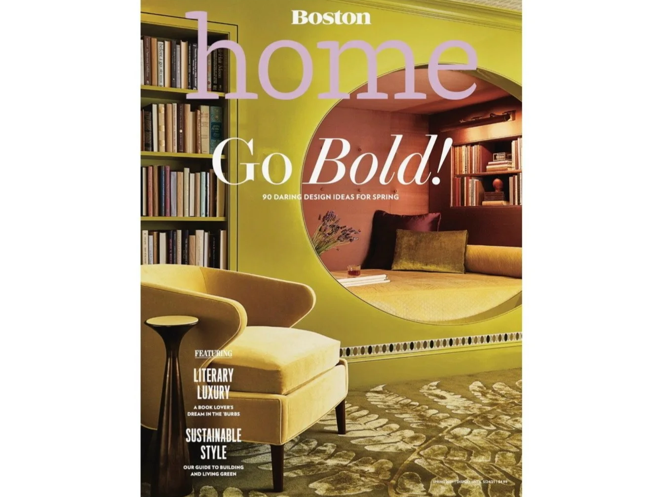 Boston Home Cover and Feature Story on Lisa Tharp designed home, photography by Read McKendree. 