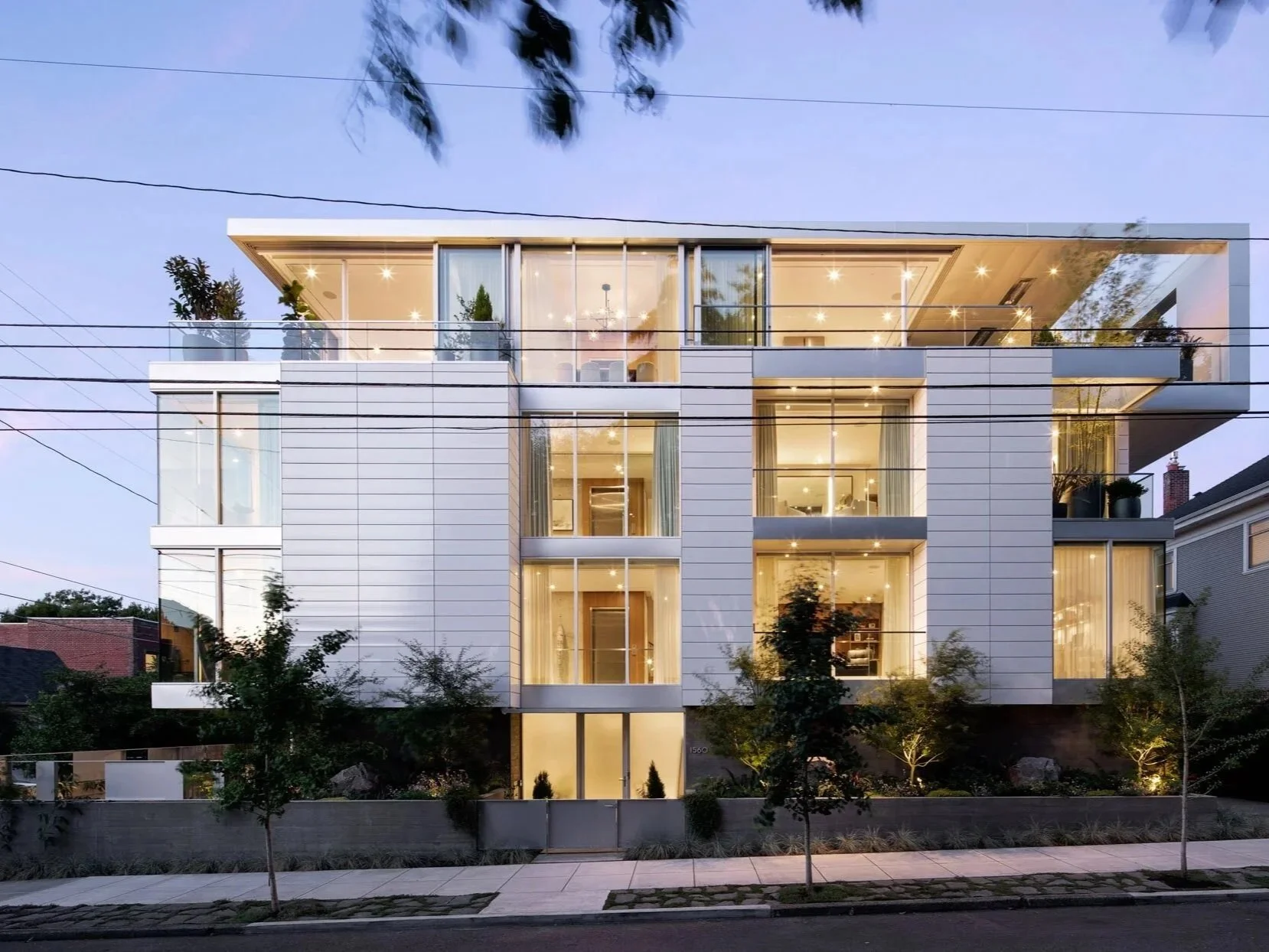 WSJ Mansions story on the Sky view Residence, designed by William Kaven Architecture, photography by Jeremy Bittermann.