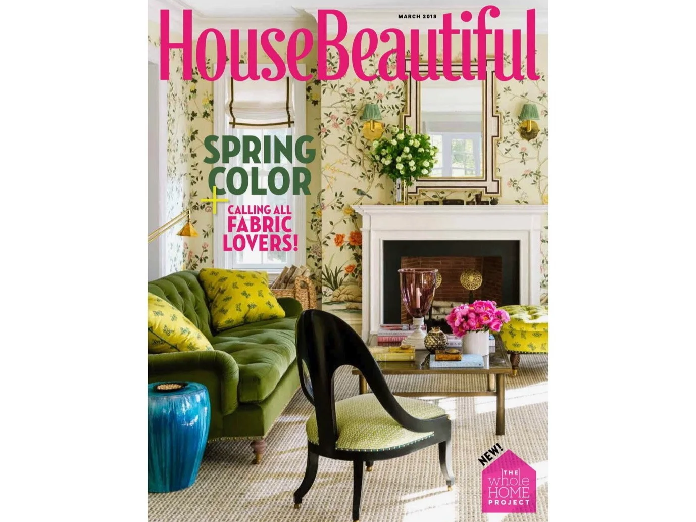 House Beautiful cover of Weekend Home, design by Ashley Whittaker and photography by Read McKendree.