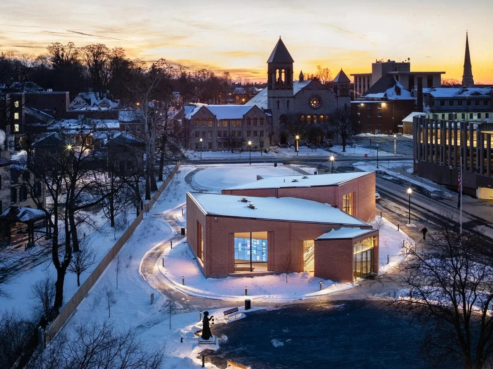 James Ewing Photos of the NYS Equal Rights Heritage Center by nArchitects and story in Architect's Newspaper