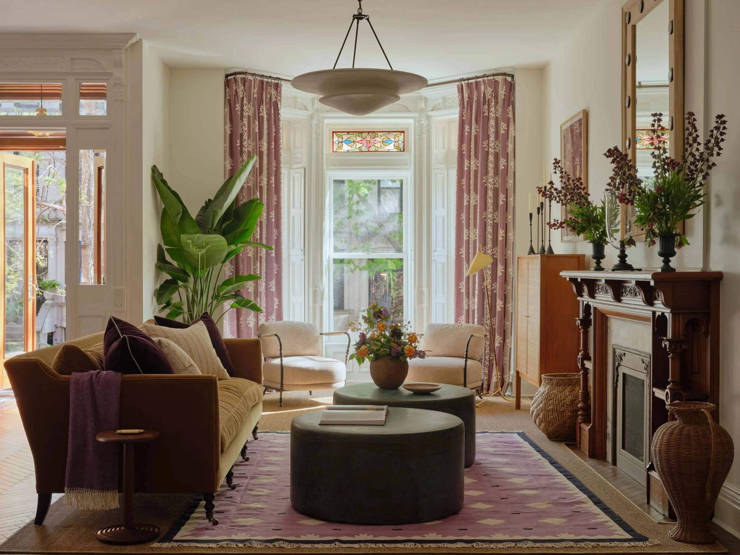 Elle Decor, Park Slope Brownstone Design by Ariel Okin, Photography by Read McKendree