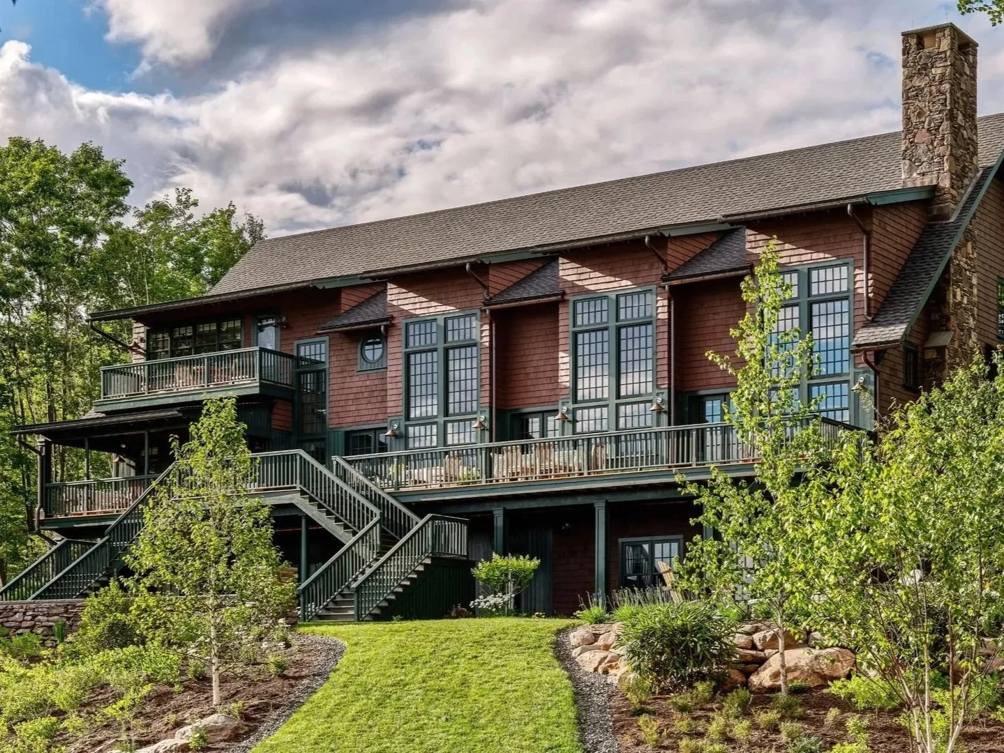 Homes &amp; Gardens, Catskills Residence Design by Anne Chessin and Lichten Architects, Photography by Read McKendree