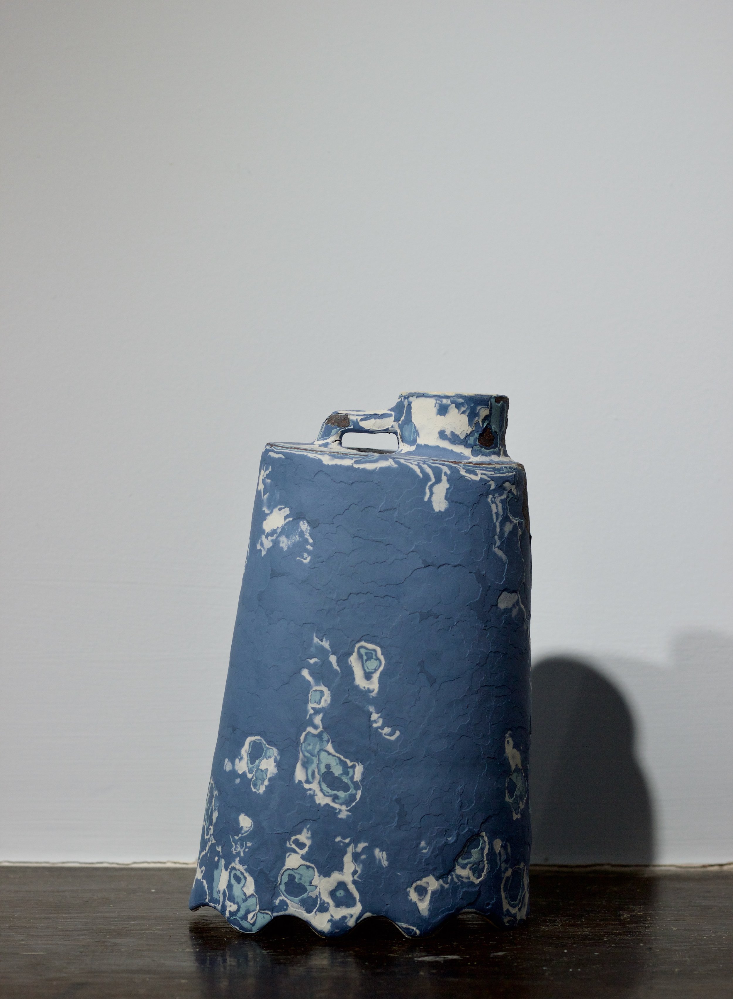 James Faulkner - Small Blue Bottle Vase