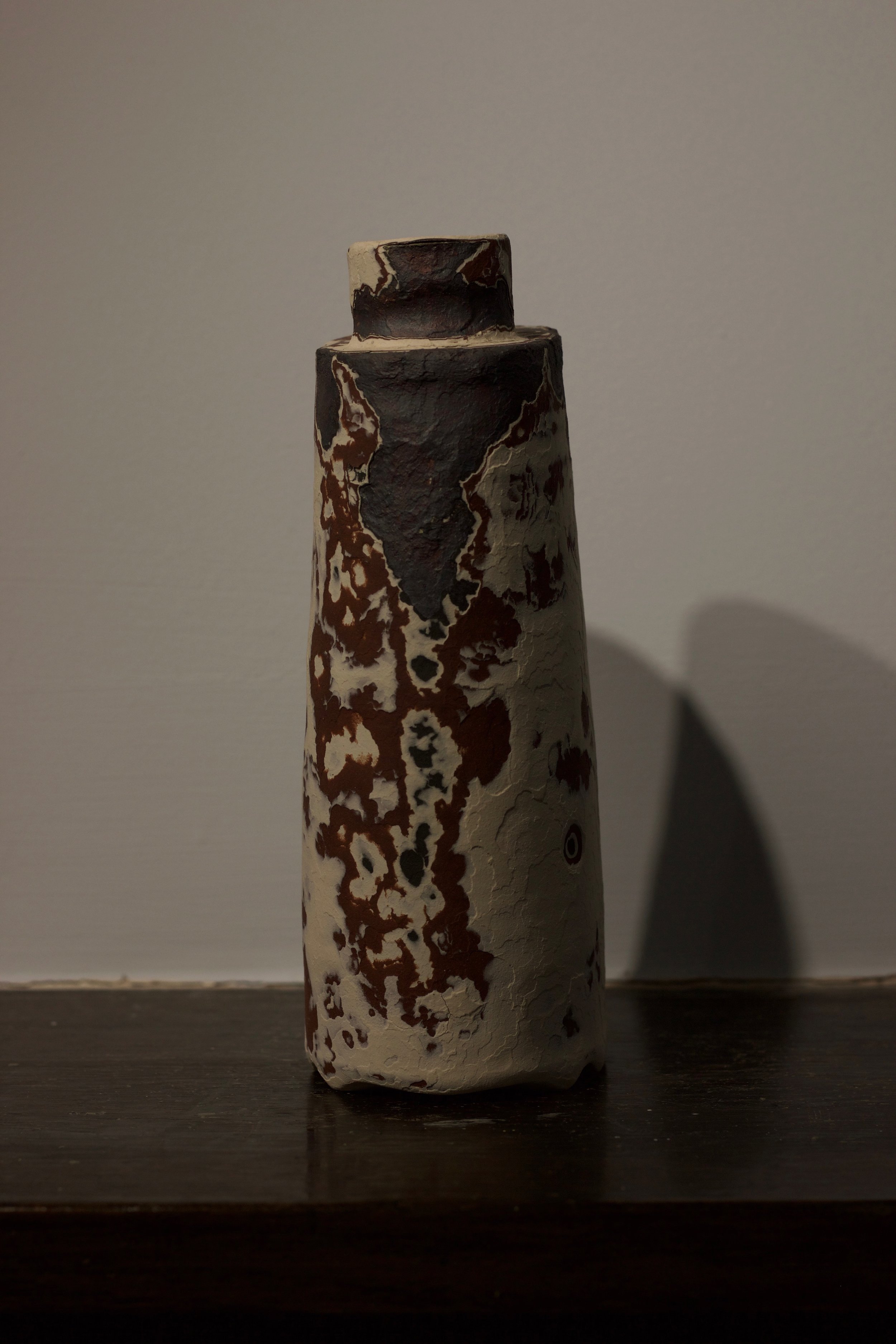 James Faulkner - White Bottle Vase