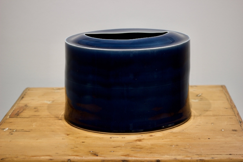 Tanya Gomez - Medium Small Wide Midnight Vessel - £550.00