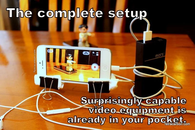 The complete set up.&nbsp;