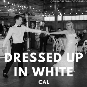 dressed up in white cal wedding first dance online choreography tutorial beginners