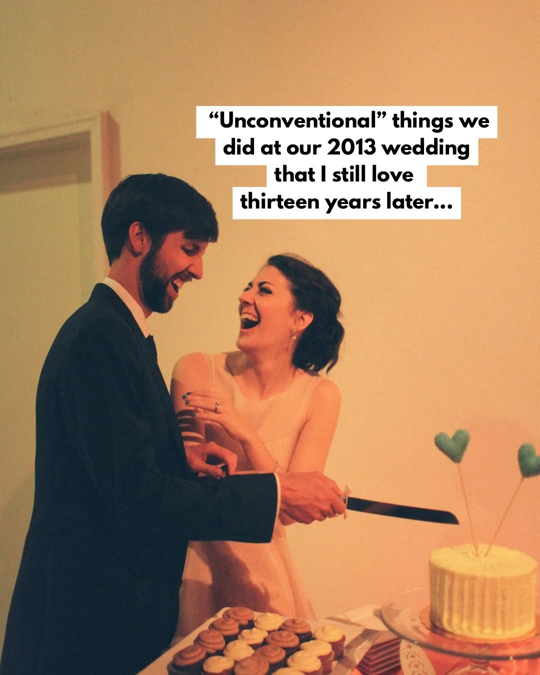 13 YEARS. Let&rsquo;s look back, just for fun! WOULD YOU or DID YOU do any of these things for your wedding? Please share in the comments! Also&hellip;

I&rsquo;m really not sure if I truly thought these things were unconventional at the time, or if 