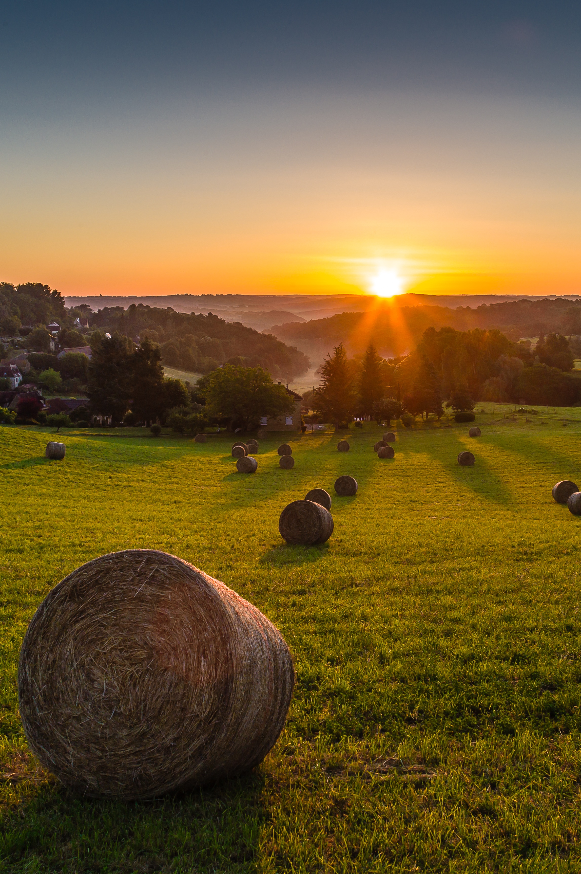 Sunrise over Sarlat, France