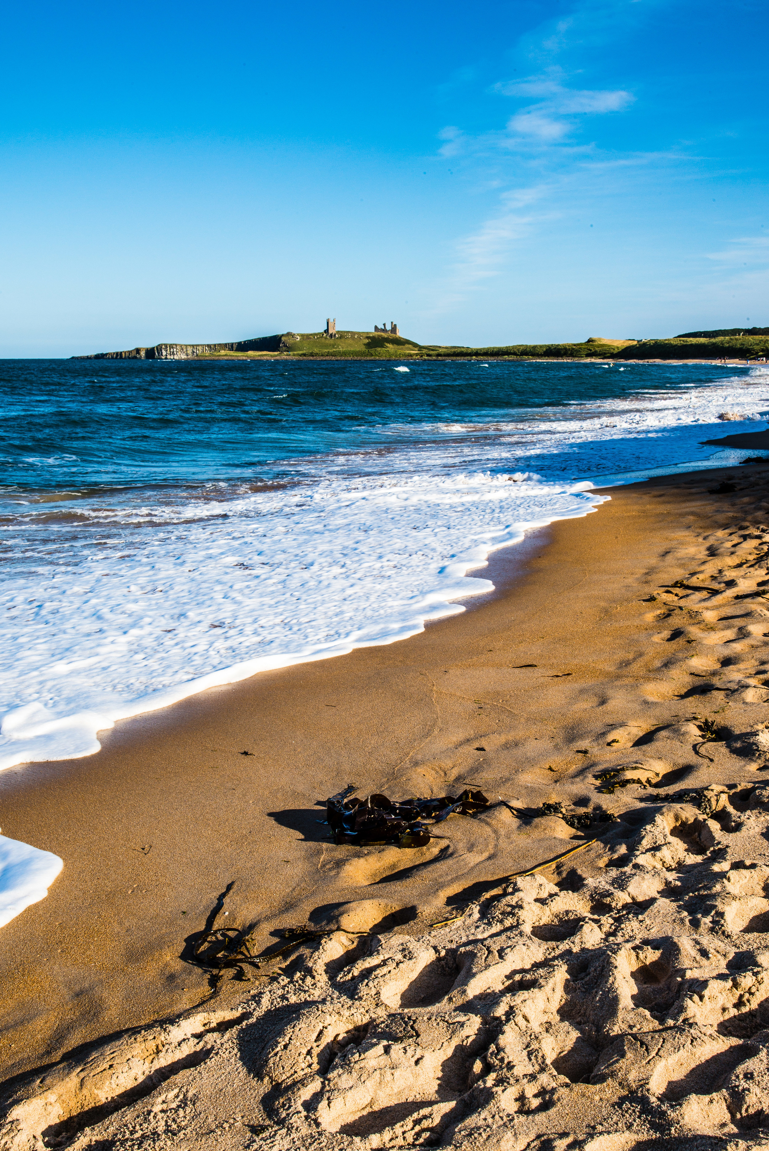 Embleton Beach, Northumberland towards Dunstanburgh