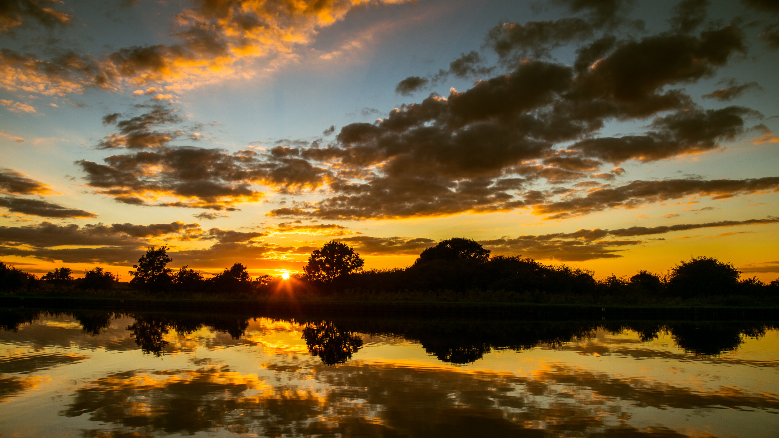 Barnby Dun canal sunset