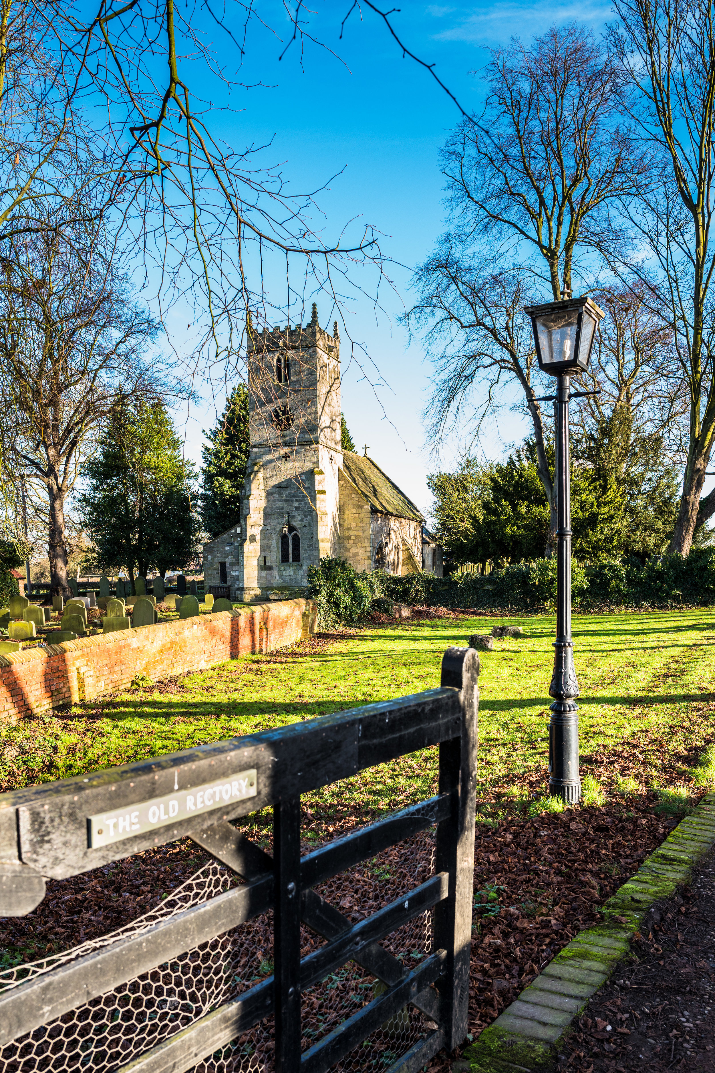 Kirk Bramwith church from the Old Rectory