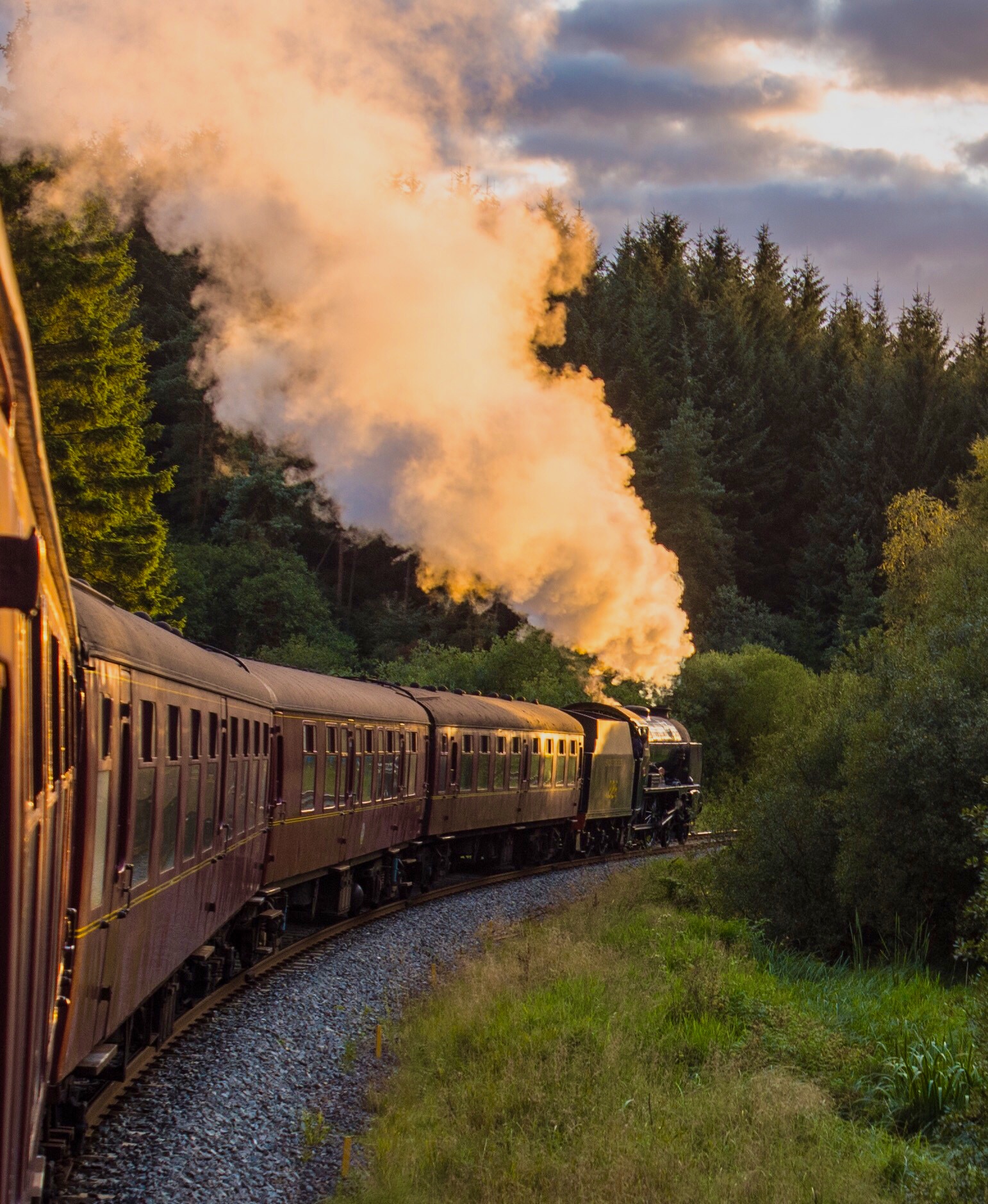 Scarborough to Pickering steam train