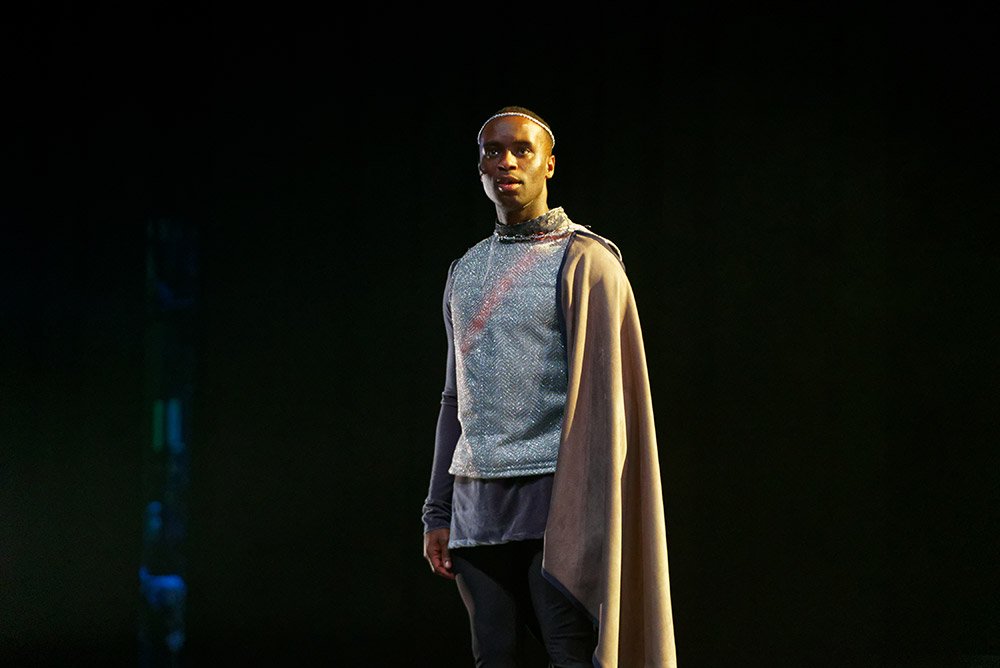  Photo by Darryl Estrine. Aquila Theatre's  Macbeth  2022. Actors: Joshua Liburd 