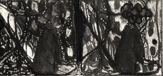 Rumba, 3.5 x 7.25”, Polymer Plate, 2004