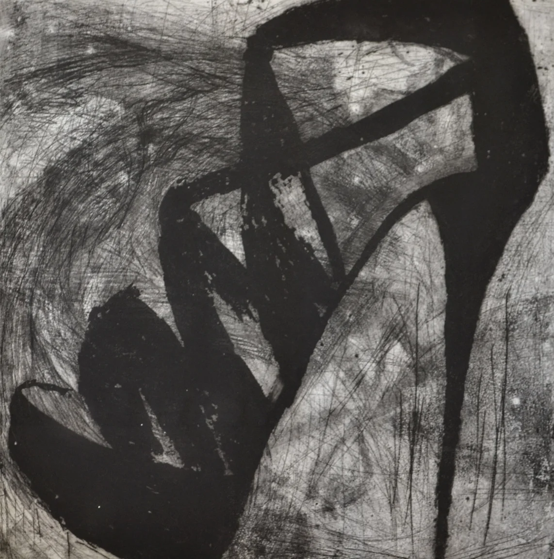Detroit Jackie, 31 x 30", Intaglio, 2012