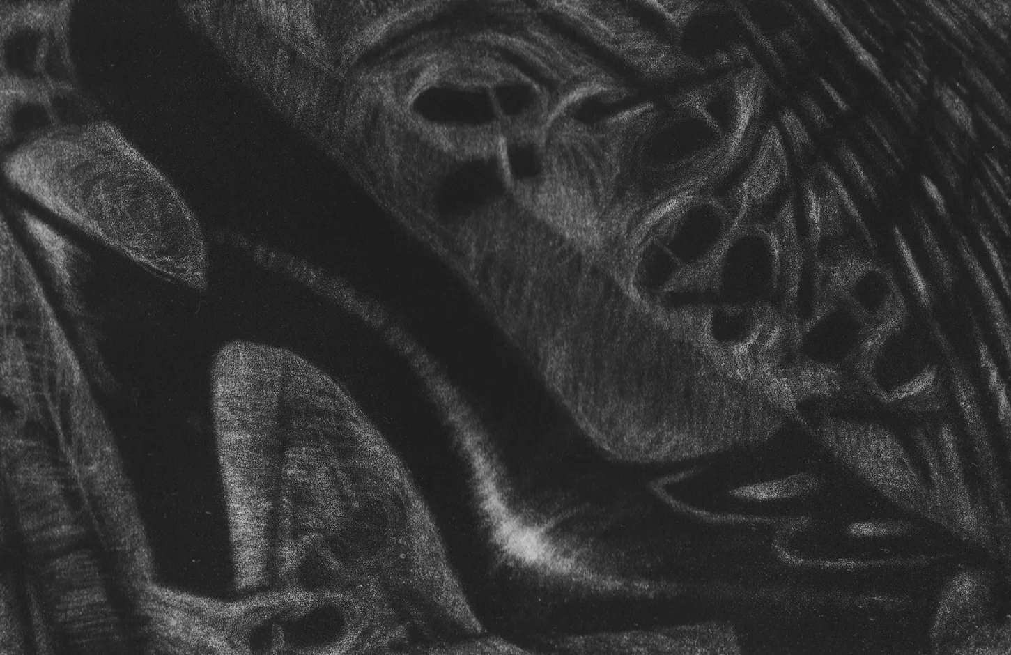 Fit for Travel, 4 x 6", mezzotint, 2014