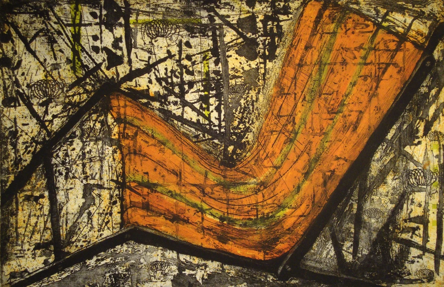 2.5 Minute Ride I, 24 x 36", Intaglio, 2011