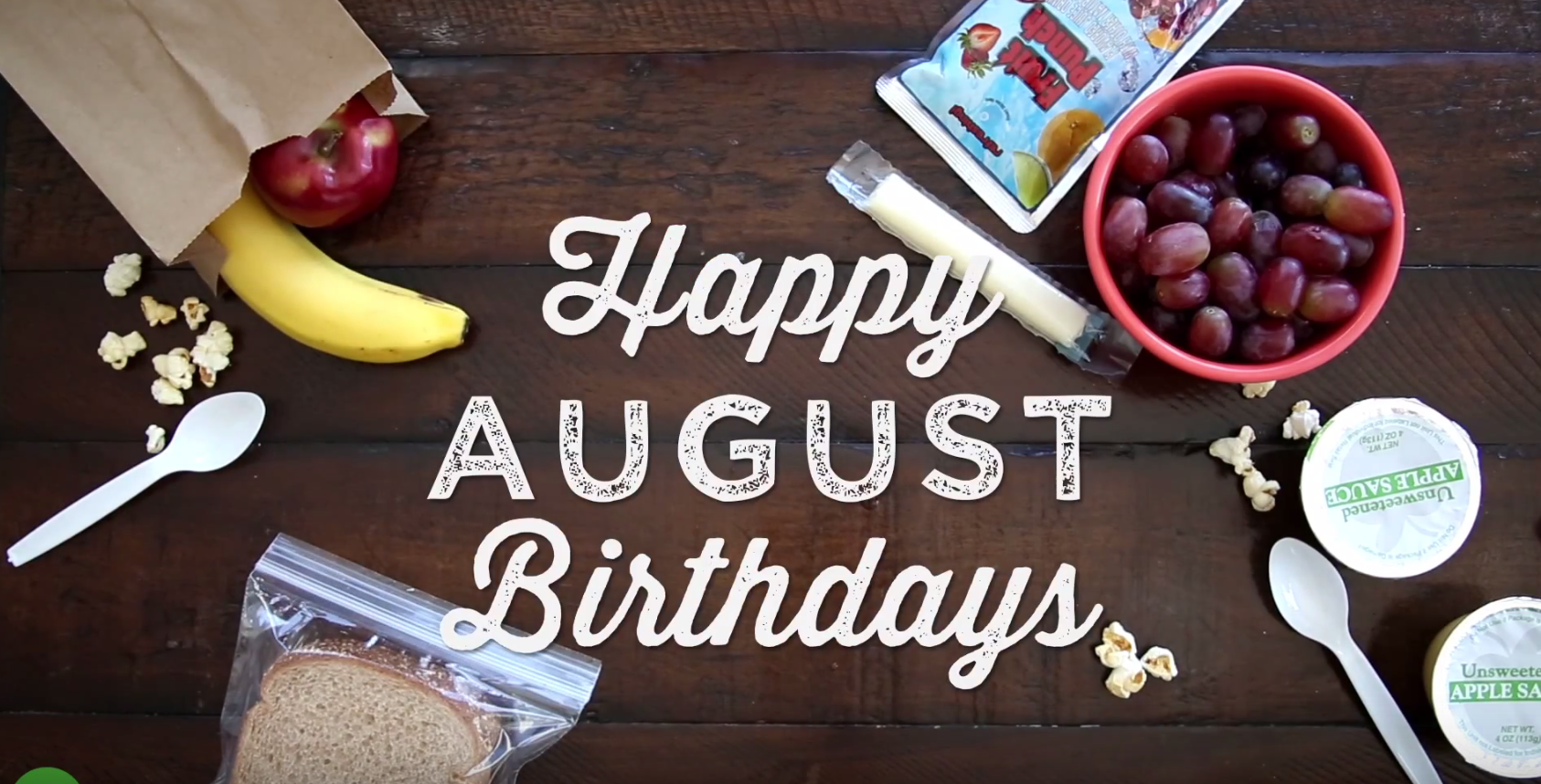 A Toast To You, Augusts