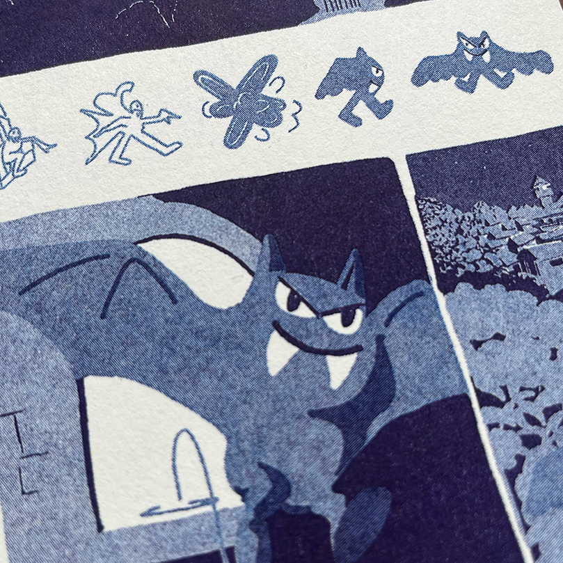 Bat on a hunt