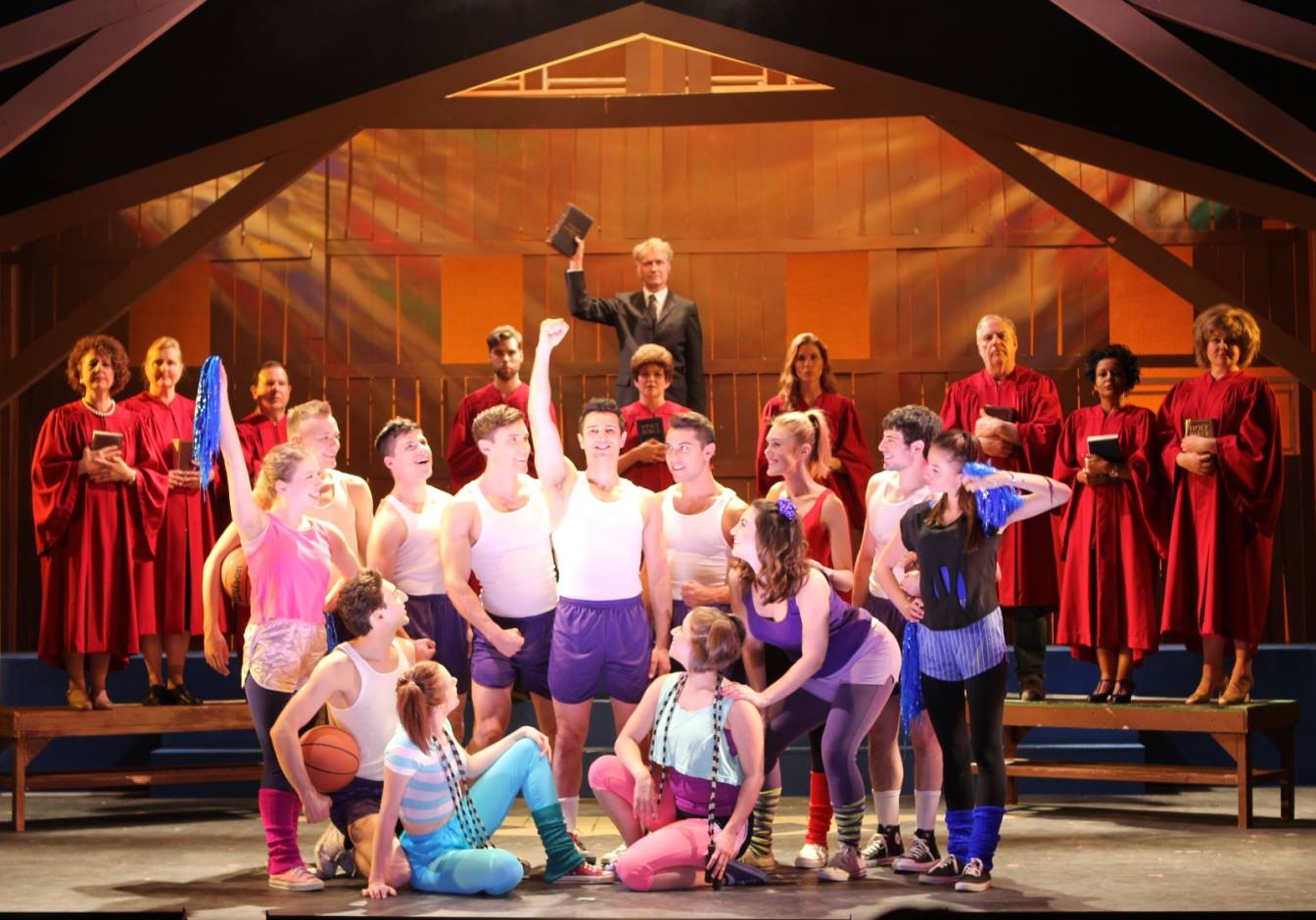 Photos of the cast of 'Footloose The Musical' at Seven Angels courtesy of Seven Angels 