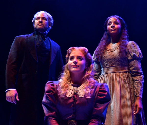 Michael Hunsaker, Mary Michael Patterson and Stephanie Umoh. Photo Credit: Samuel Rushe