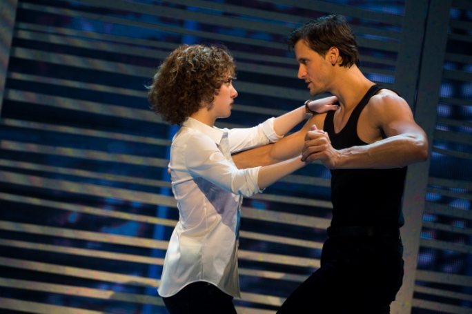 Jillian Mueller as Baby and Samuel Pergande as Johnny in "Dirty Dancing - The Classic Story On Stage" at National Theatre. (Matthew Murphy)
