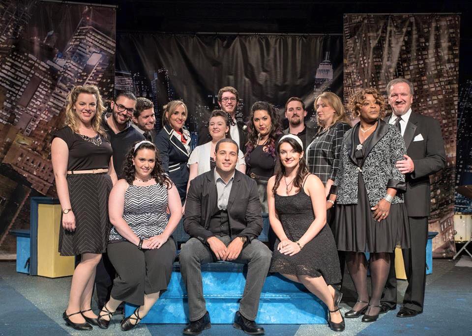 Photo of the cast of 'Company' at TBTA by Stephen Cihanek