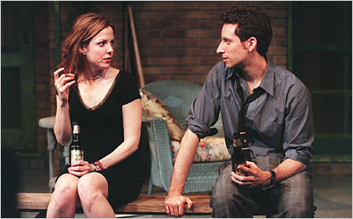 Mary-Louise Parker and Ben Shenkman in the Manhattan Theater Club's 2000 production of "Proof." 