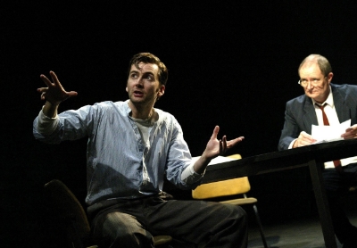 The Pillowman by Martin McDonagh with David Tennant,Jim Broadbent opens at the Cottesloe Theatre on 13/11/03 CREDIT Geraint Lewis